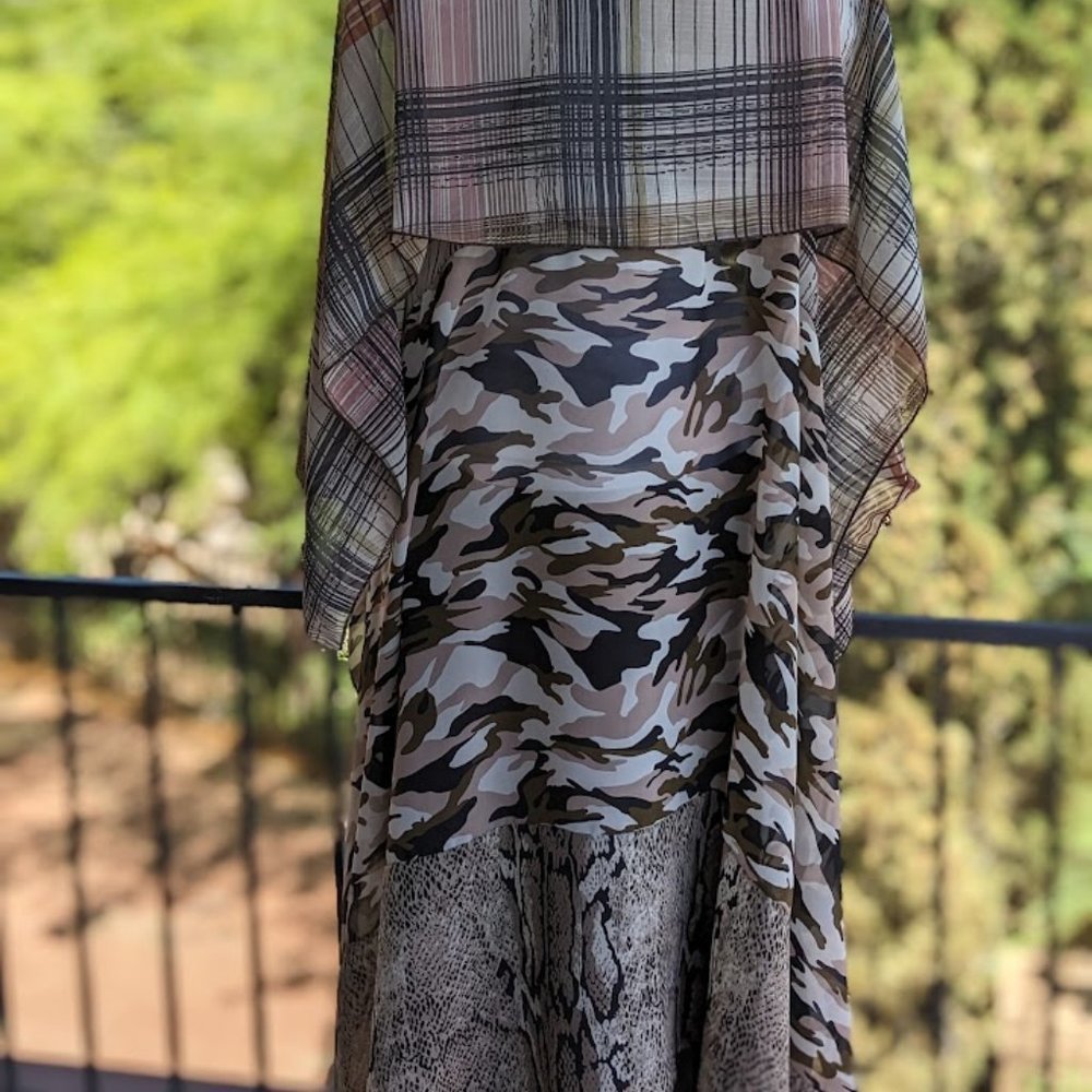 Multi Functional Shear Wrap Camo Plaid, Snake. - image 4